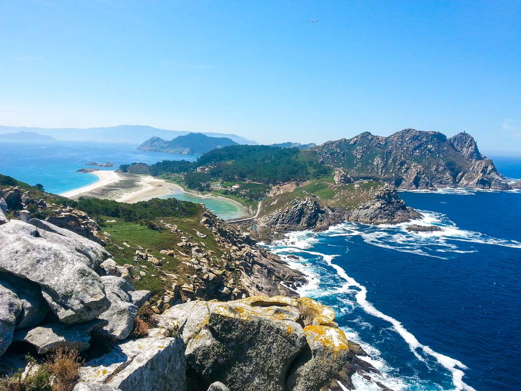 lookout point over the Cies Islands