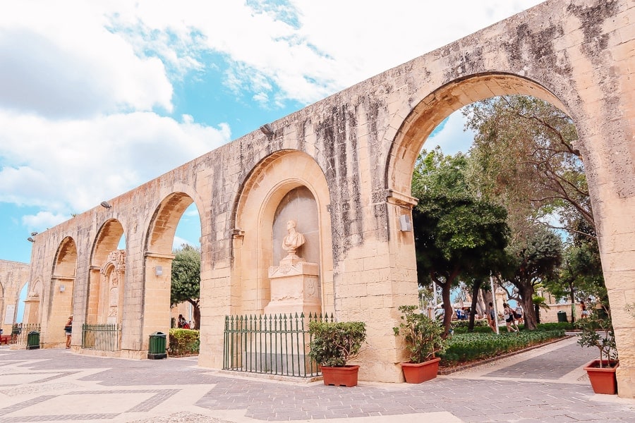 Valletta upper barraka gardens