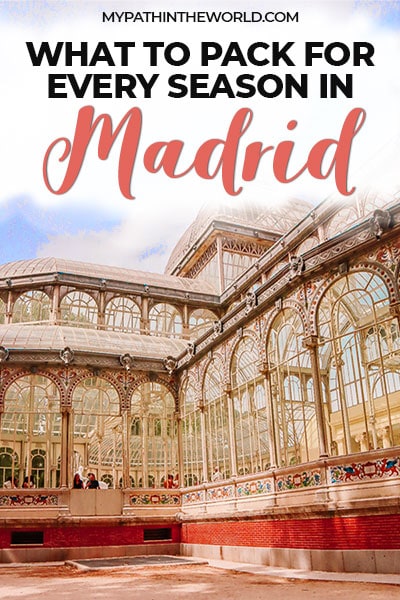 Wondering what to pack for Madrid, Spain? Here's the ultimate Madrid packing list for spring, summer, fall, and winter