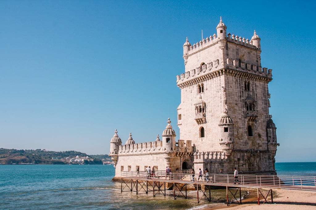 The Belem Tower in Lisbon, Portugal