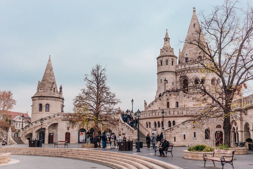 Facade of Budapest's Fisherman Bastion
