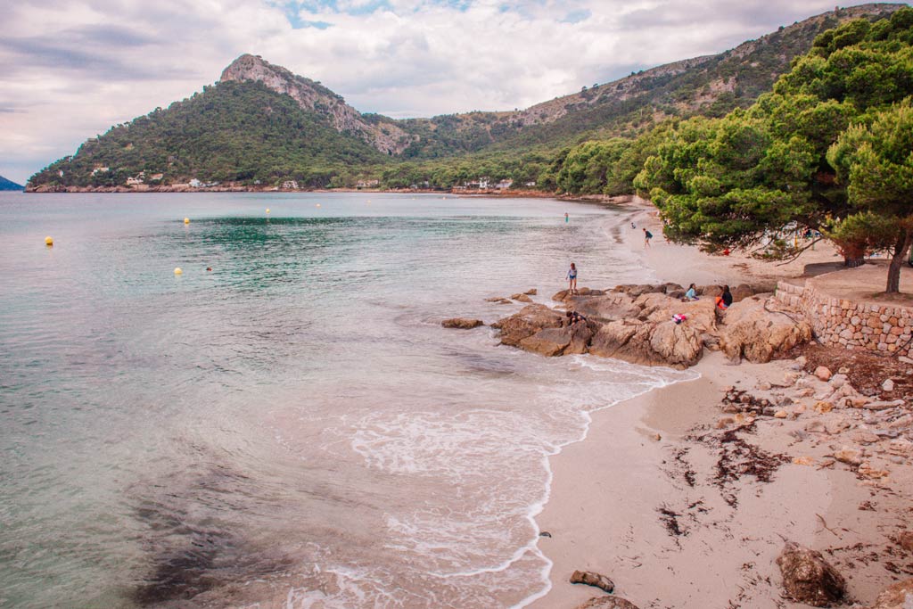 Platja de Formentor, one of the most beautiful beaches in Mallorca