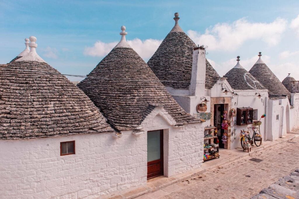 UNESCO-listed Trulli houses of Alberobello, southern Italy