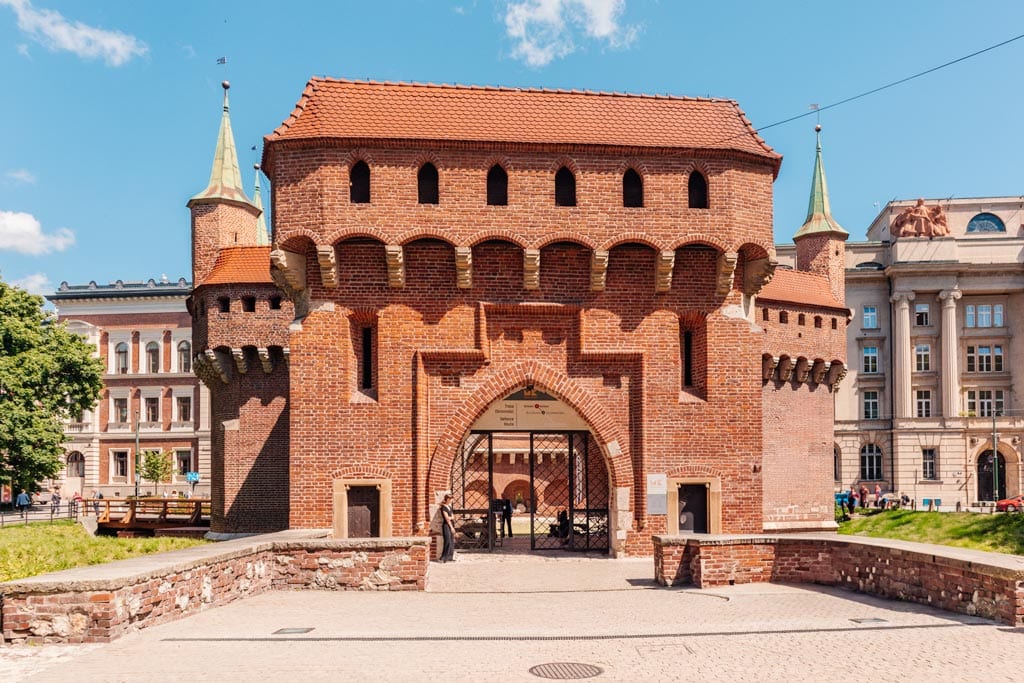 Facade of the Krakow Barbican