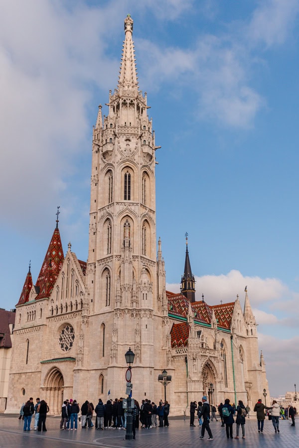 Exteriors of mattiash church in Budapest