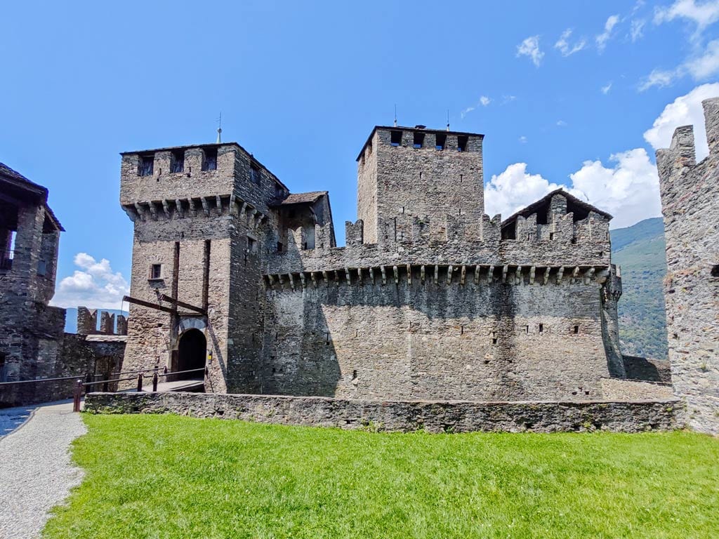 A castle in Bellinzona
