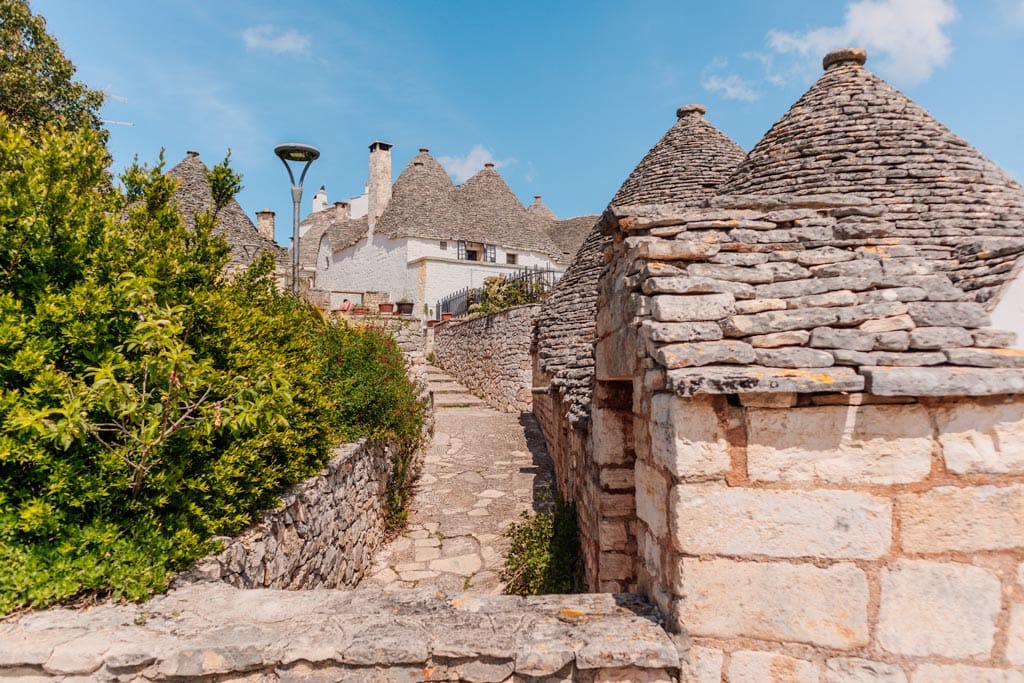 Trulli houses in Alberobello Italy