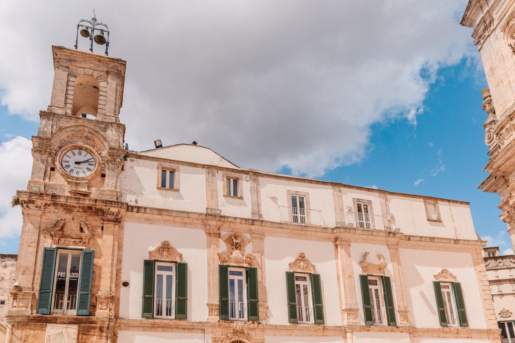 Clock tower of Martina Franca