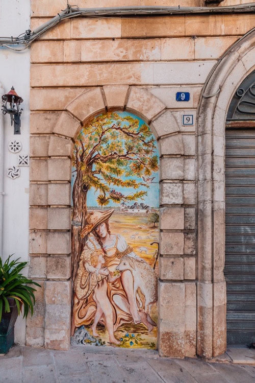 Little street art piece in Martina Franca