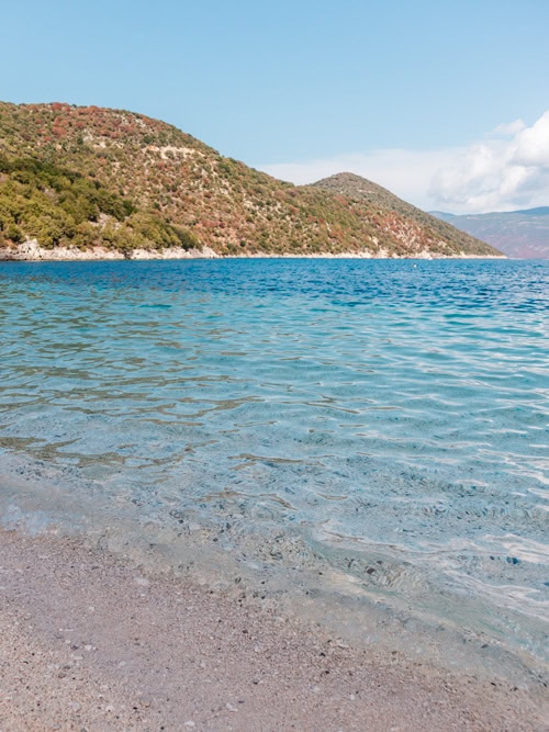 Antisamos Beach in Kefalonia Greece